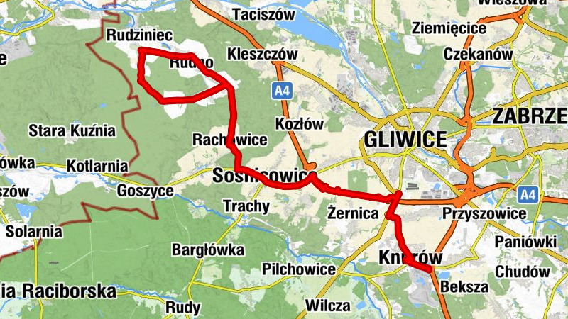 Knurów - Kościół parafialny pw. św. Jakuba - Kościół św. Trójcy