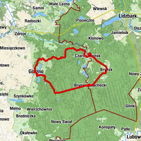 Mec - Fiałki - Brzeziny - Górzno