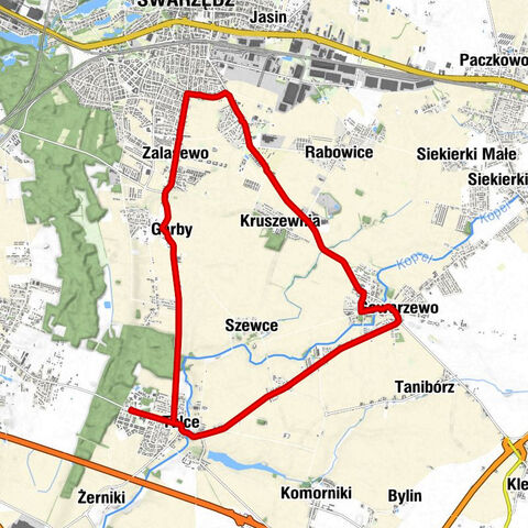 Tulce - Swarzędz - Kaplica Św. Stanisława Kostki - Kościół pw. Narodzenia NMP