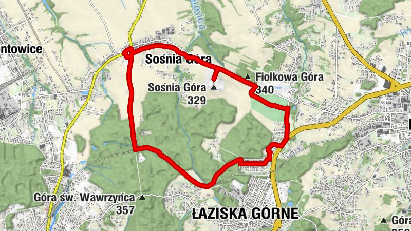 Rynek - Fiołkowa Góra - Mikołów - Sielanka Bistro Słodko&Słono