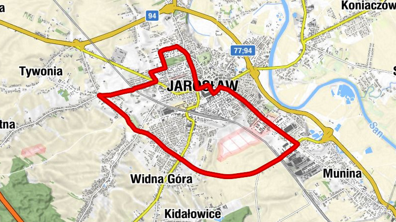 Osiedle Marszałka Józefa Piłsudskiego - Kościół pw. Chrystusa Króla - Kościół pw. Świętego Ducha - Osiedle Kazmierza Skarbowskiego
