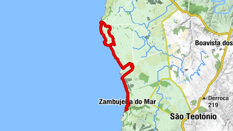 Zambujeira do Mar - A Barca Tranquitanas - Entrada da Barca - Rocamar