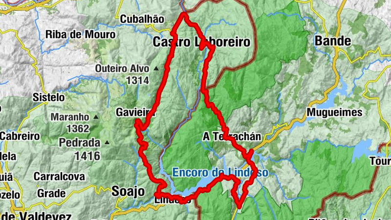 Os Baños - Residencia Las Termas - Capela de Santo António de Rouças - Alminhas da Portela do Lagarto