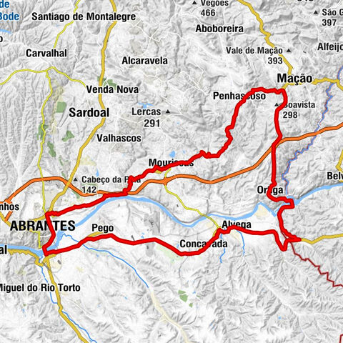 Alferrarede - Abrantes - Mouriscas - Penhascoso