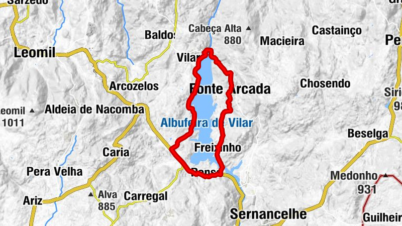 Escurquela e Fonte Arcada - Fonte Arcada - Igreja Matriz - Faia