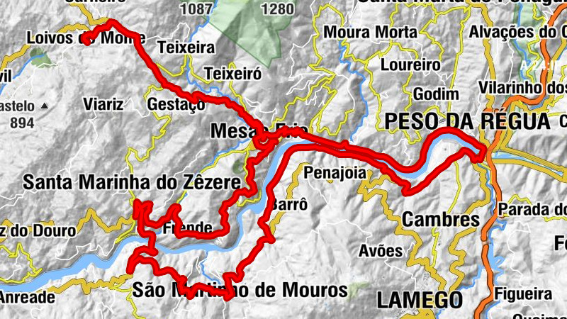 Loivos do Monte - Mesão Frio - Peso da Régua - Igreja de São Paio de Loivos do Monte