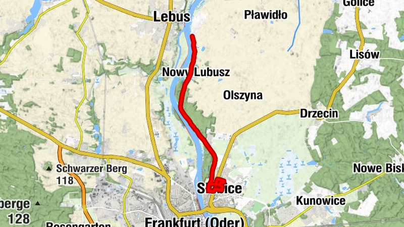 Słubice - Frankfurt (Oder) - Nowy Lubusz