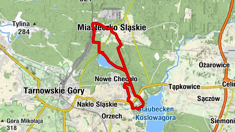 Śródmieście – Centrum - Kościół Wniebowzięcia Najświętszej Maryi Panny (drewniany) - Kościół parafialny pw. Wniebowzięcia NMP - Miasteczko Śląskie