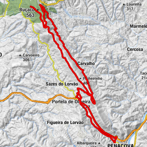 Galiana - Penacova - Portela de Oliveira - Casal de Santo Amaro