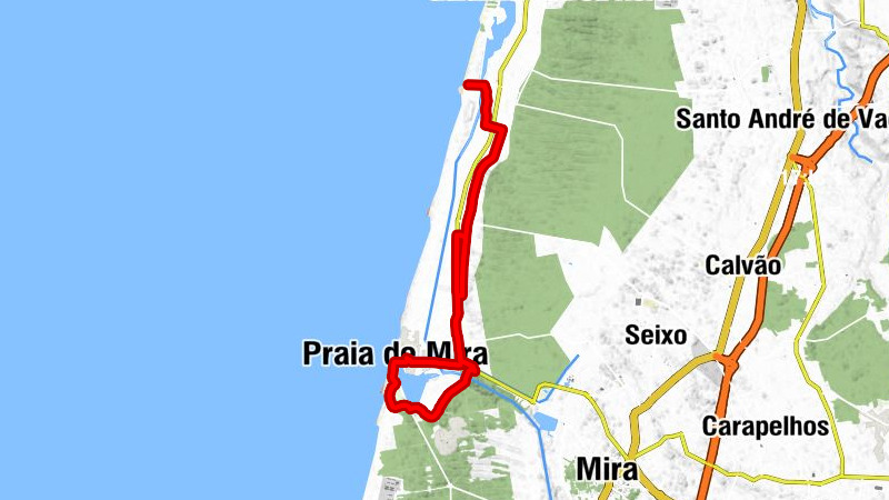 Praia do Areão - Praia de Mira - Capela de Nossa Senhora da Conceição - Nautic Bar
