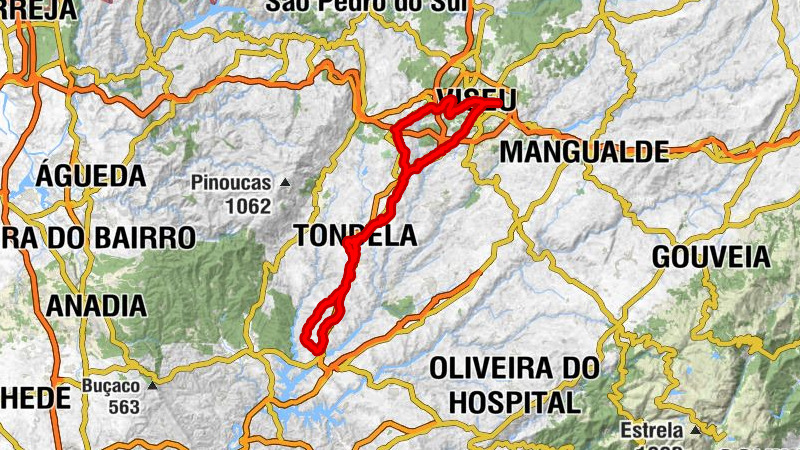 Rio de Loba - Igreja Velha de Canas de Santa Maria - Capela de Nª Srª da Saúde - Restaurante Cambalro