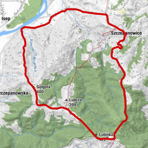 Szczepanowice - Lubinka - Golgota - Tracze