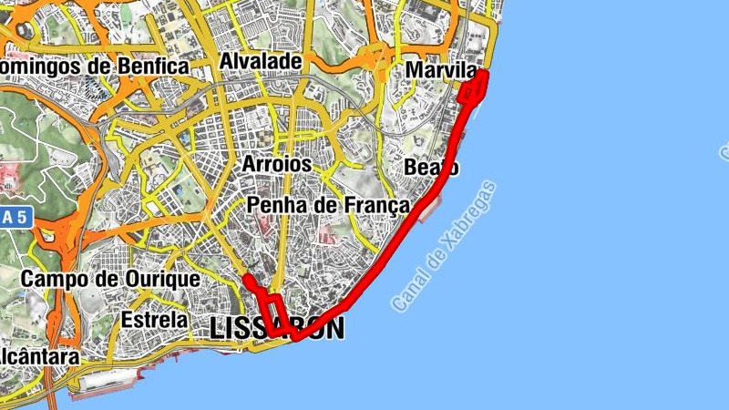 Santa Justa - Igreja de Nossa Senhora da Vitória - Igreja de Nossa Senhora da Oliveira - Igreja da Conceição Velha