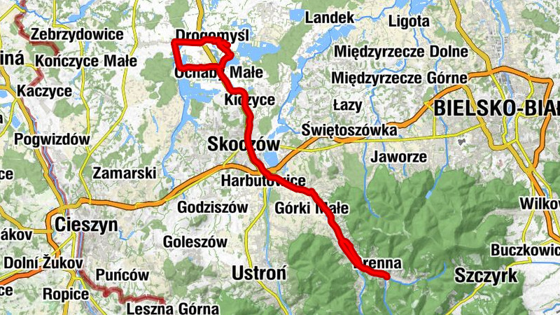Kościół pw. św. Jana Chrzciciela w Brennej - Huta - Zajazd U Mani - Skoczów