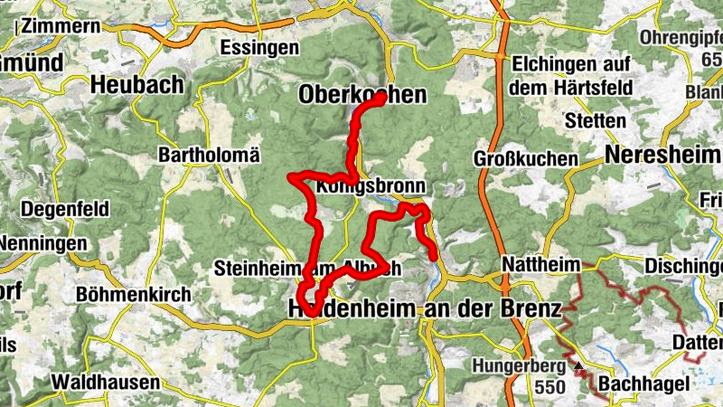 Engelstein - Wasserscheide Donau/Rhein - Neuapostolische Kirche - Heidenheim-Schnaitheim