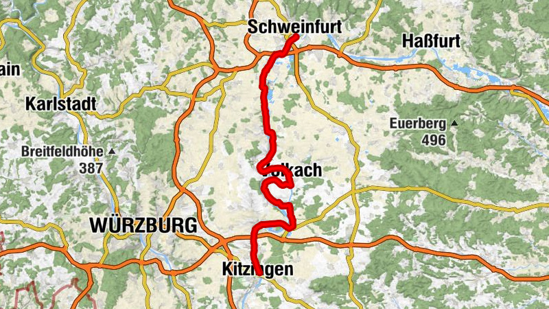 Schweinfurt - Zum Schiff - Pfarrkirche St. Eucherius - Kitzingen