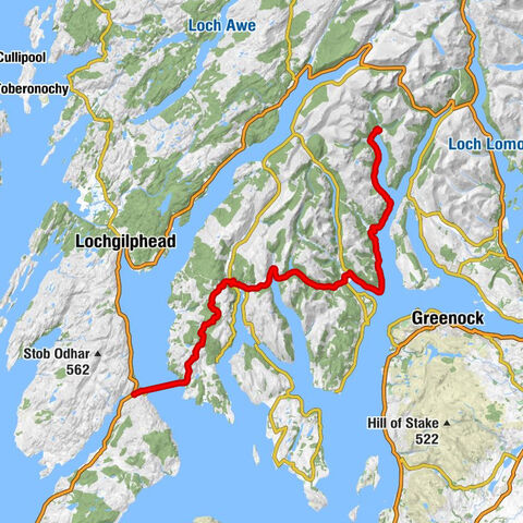 Lochgoilhead - Church of Scotland Strone & Ardentinny - Kilmun (St Munn's) Parish Church & Argyll Mausoleum - Tarbert