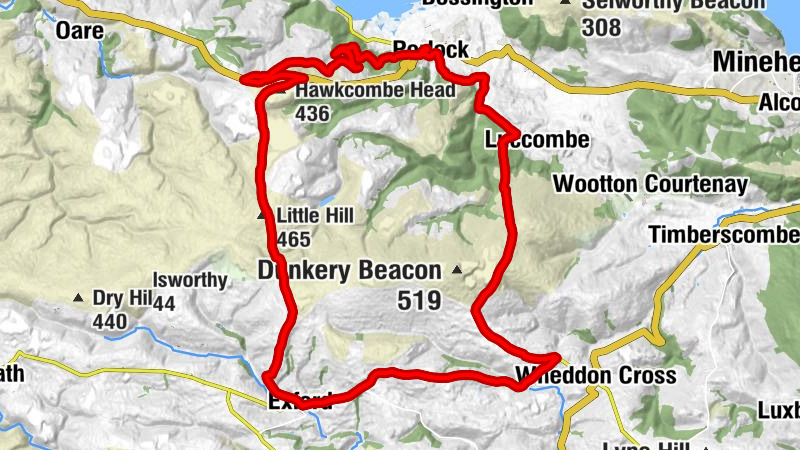 Lapsewood Restaurant - Little Hill - Hawkcombe Head - Porlock