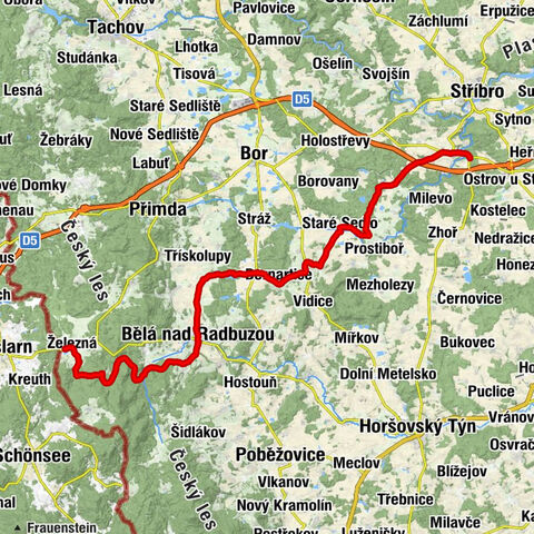 Praha - svatého Michaela archanděla - Bernartice - Pozorka