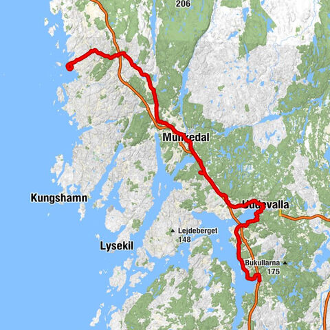 Bryggan - Håby kyrka - Munkedal - Ljungskile