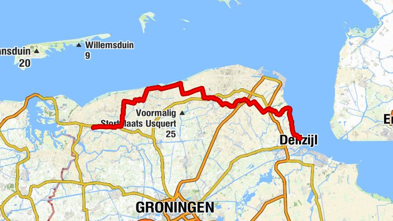 Delfzijl - Doopsgezinde kerk - PKN Andreaskerk - Ulrum