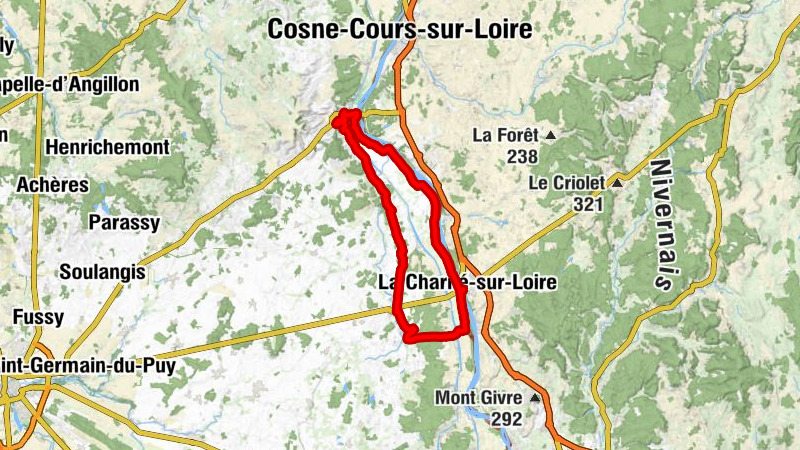 Faubourg de Loire - Église Saint-Baudel - Église Saint-Martin - La Charité-sur-Loire