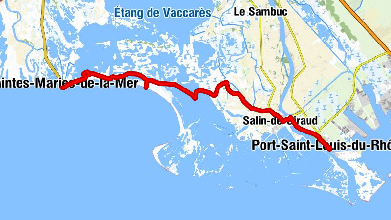 Port-Saint-Louis-du-Rhône - Salin-de-Giraud - Mas Saint Bertrand - Saintes-Maries-de-la-Mer
