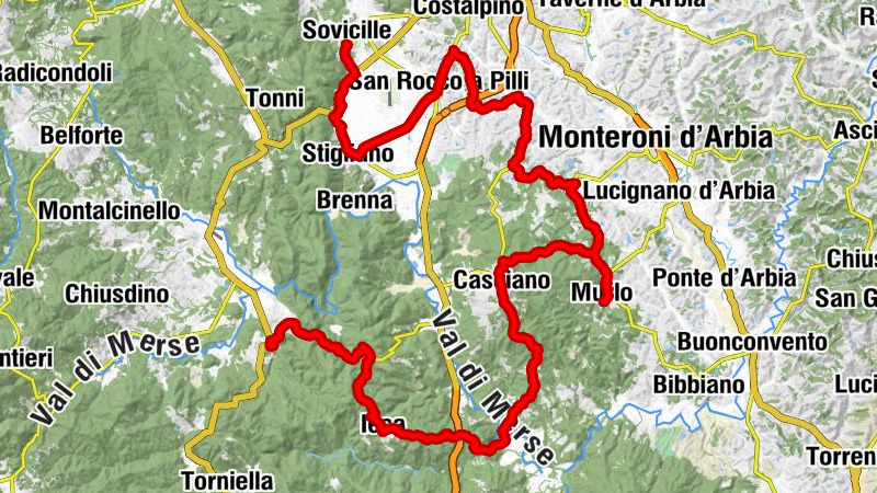 Da Vestro - Poggio Abbu' - Poggio Meta - Sovicille