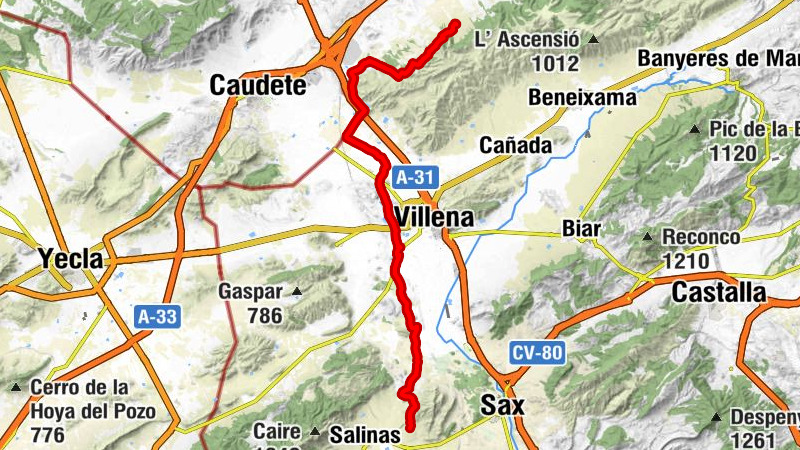 Villena - La Fuentecilla - La Zafra