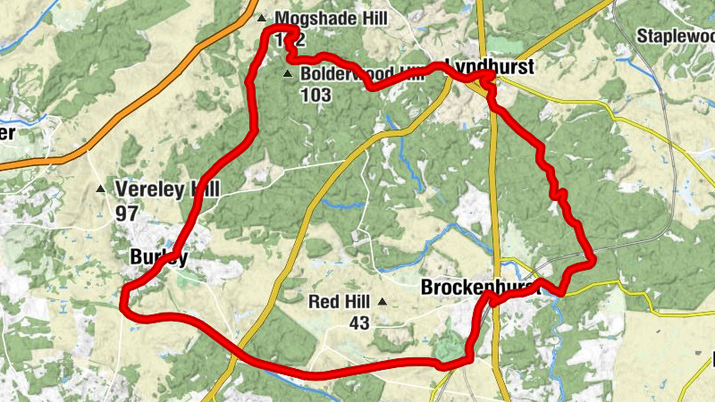 Brockenhurst - Old Station Tea Rooms - Emery Down Church - Saint Michael and All Angels
