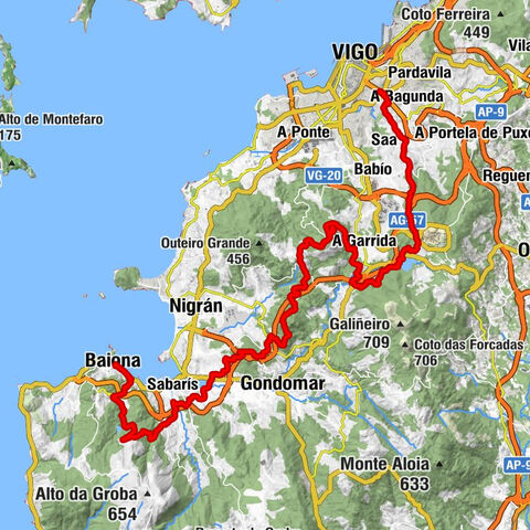 Vigo - Cerro de San Bartolomeu - Igrexa de San Xosé de Chandebrito - Capela da Misericordia