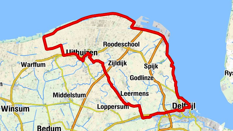 Delfzijl - Diekgat - Uithuizen