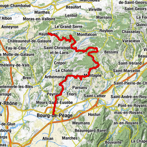 Romans-sur-Isère - Mours-Saint-Eusèbe - Saint-Ange - Le Village