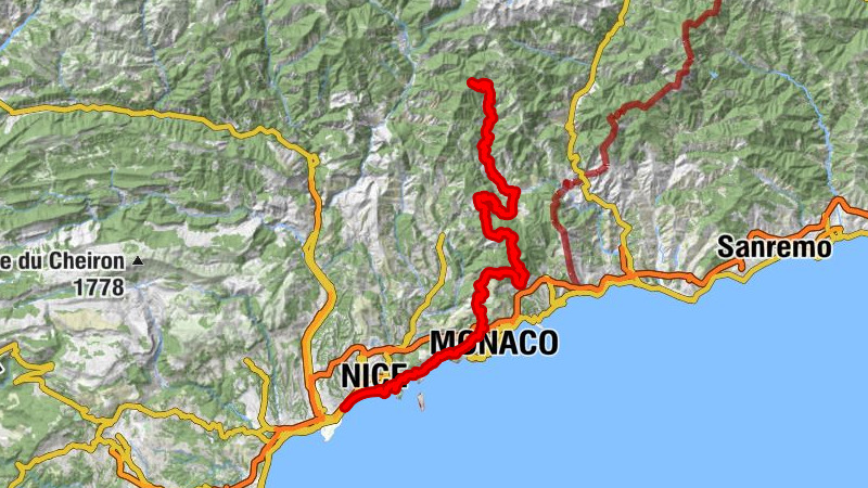 Moulinet - Église Saint-Michel - Cime du Petit Braus - Magnan