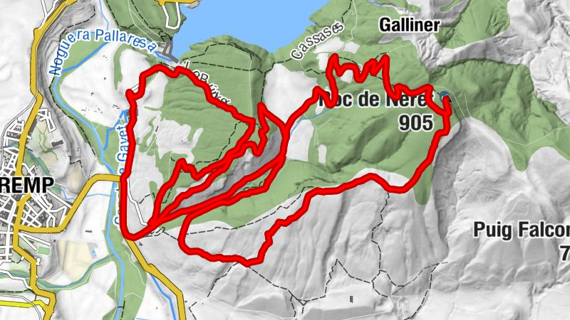 Tremp - Galliner - Roc de Neret - Sant Bartomeu