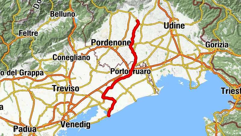 Lido di Jesolo - Duomo di Portogruaro - Chiesa di San Martino Vescovo - Spilimbergo