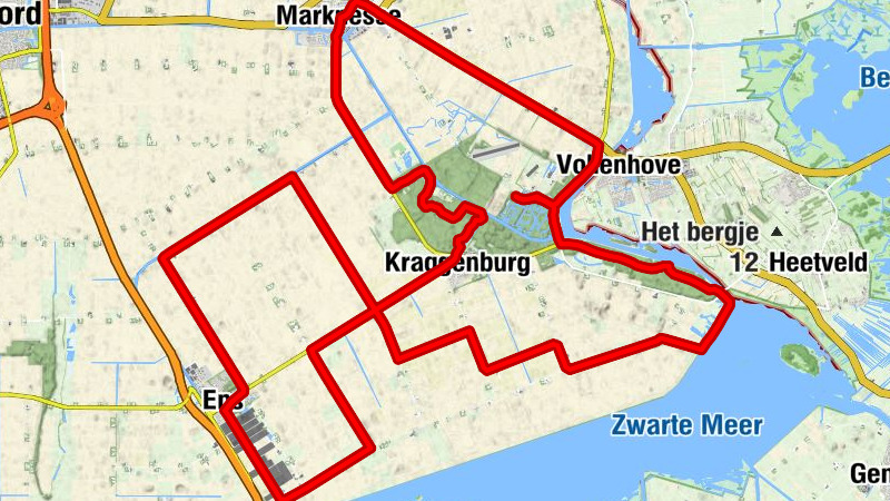 Kraggenburg - Protestantse Kerk - R.K. Emmaüsparochie Onze Lieve Vrouwe Sterre der Zee kerk - Vollenhove