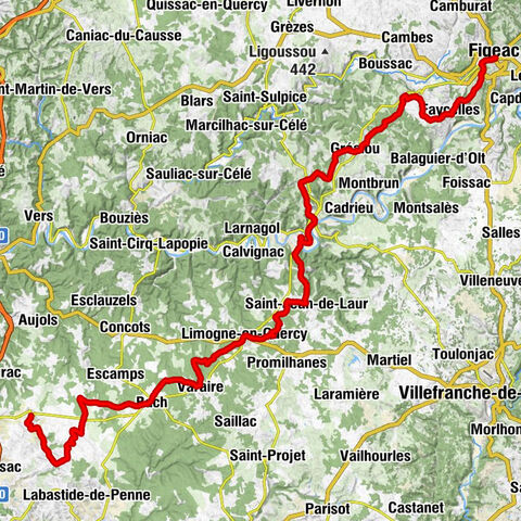 Figeac - Le Château - Église Notre-Dame-de-l'Assomption - Lalbenque