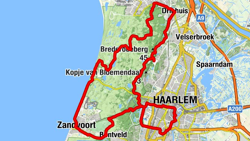 Zandvoort - Stokmansberg - Grote of St. Bavokerk - St. Josephkerk