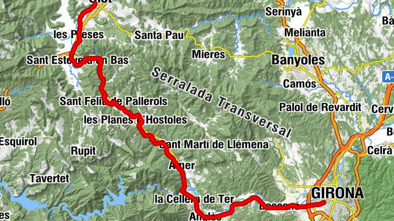 Olot - La Via - Sant Miquel de Pineda - Girona