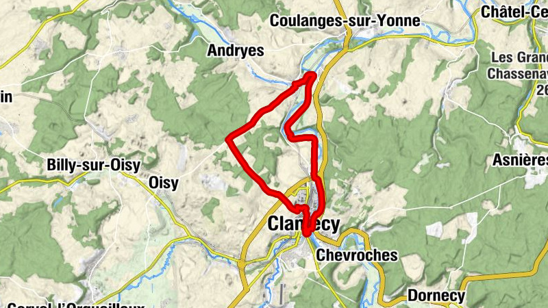 Clamecy - Pousseaux - Auberge de l'Orme - Église Saint-Martin