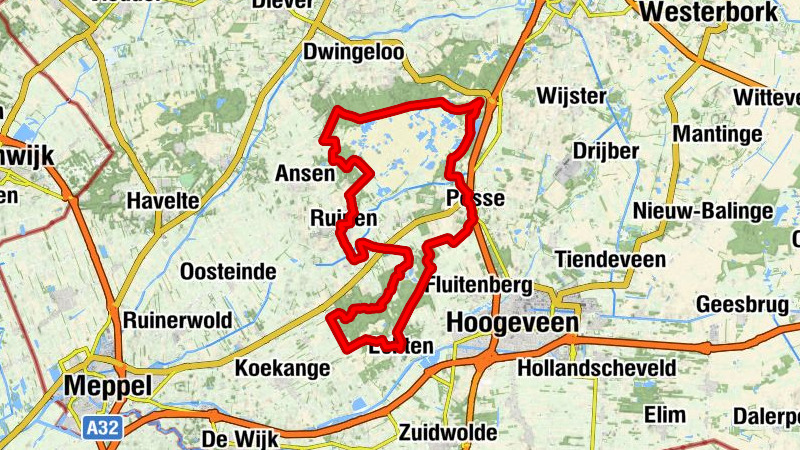 Echten - Marterhaar - Hees - Ruinen