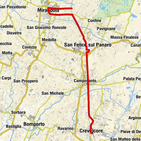 Crevalcore - San Francesco - Oratorio della Madonnina - Mirandola