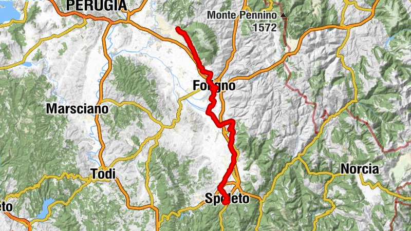 Spoleto - San Lorenzo - Basilica superiore di San Francesco d'Assisi - Basilica inferiore di San Francesco d'Assisi