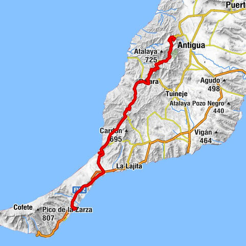 Morro de Velosa - Iglesia Matriz de la Concepción - Ermita de la Virgen de la Peña - Pájara