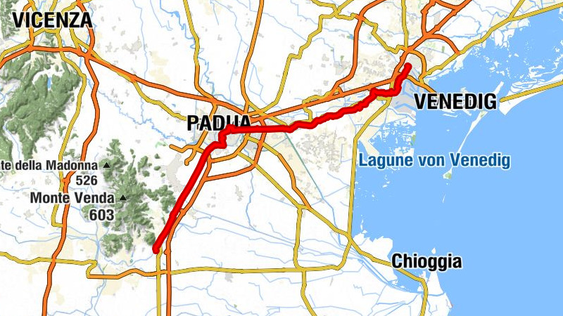 Mestre - Chiesa di Santa Maria Maddalena - Chiesetta San Pietro di Stra - Tomba Famiglia Conti - Monselice