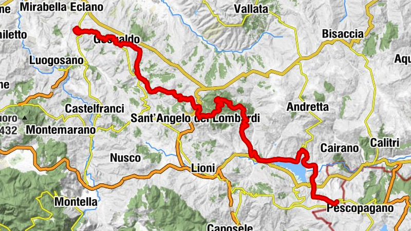 Fontanarosa - Gesualdo - Rocca San Felice - Sant'Andrea di Conza