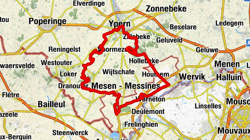 Ieper - Kraaiberg - Monteberg - Kemmelberg