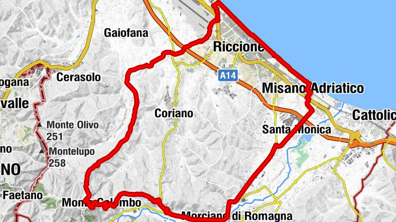Misano Adriatico - Riccione - Pieve di San Salvatore