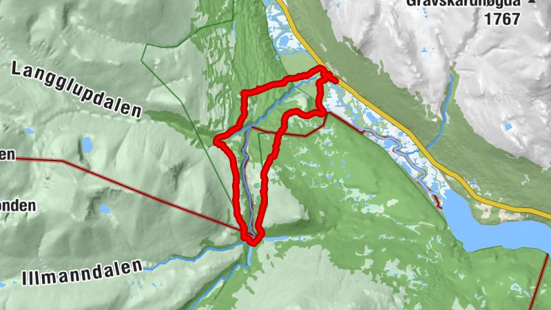 Strømbu - Bjørnhollia - Høgranden